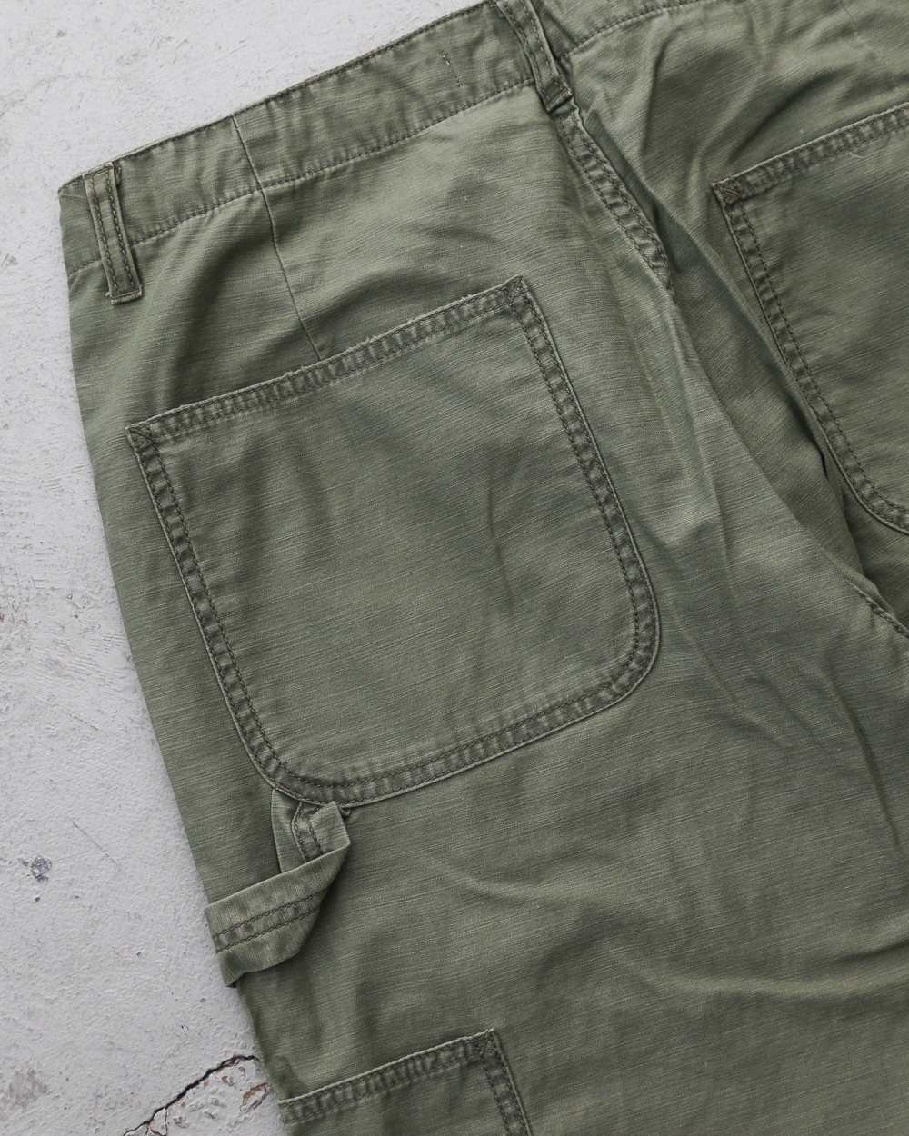 melple メイプル Carpenter Pants（Painted）Olive
