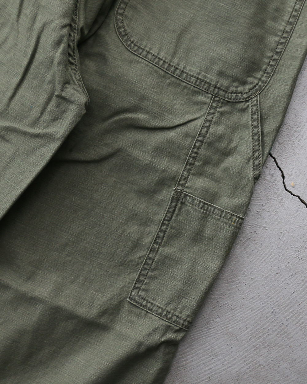 melple メイプル Carpenter Pants（Painted）Olive