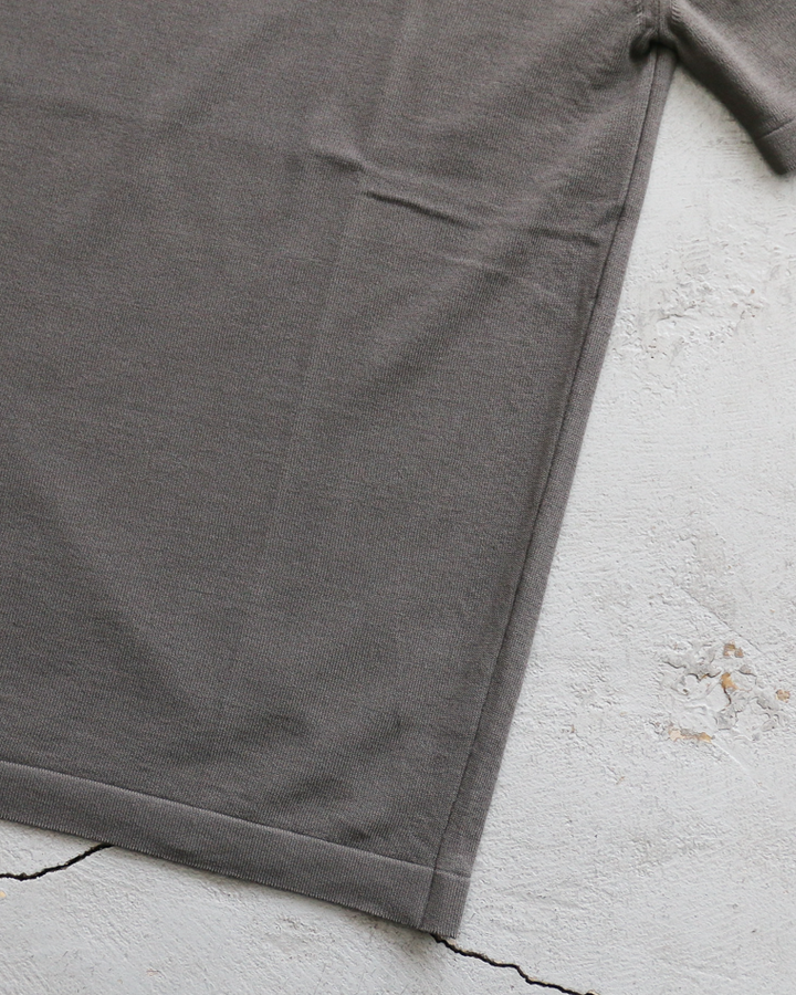 MOON CASTLE IC13 Ice Cotton RELAX CREW NECK Charcoal