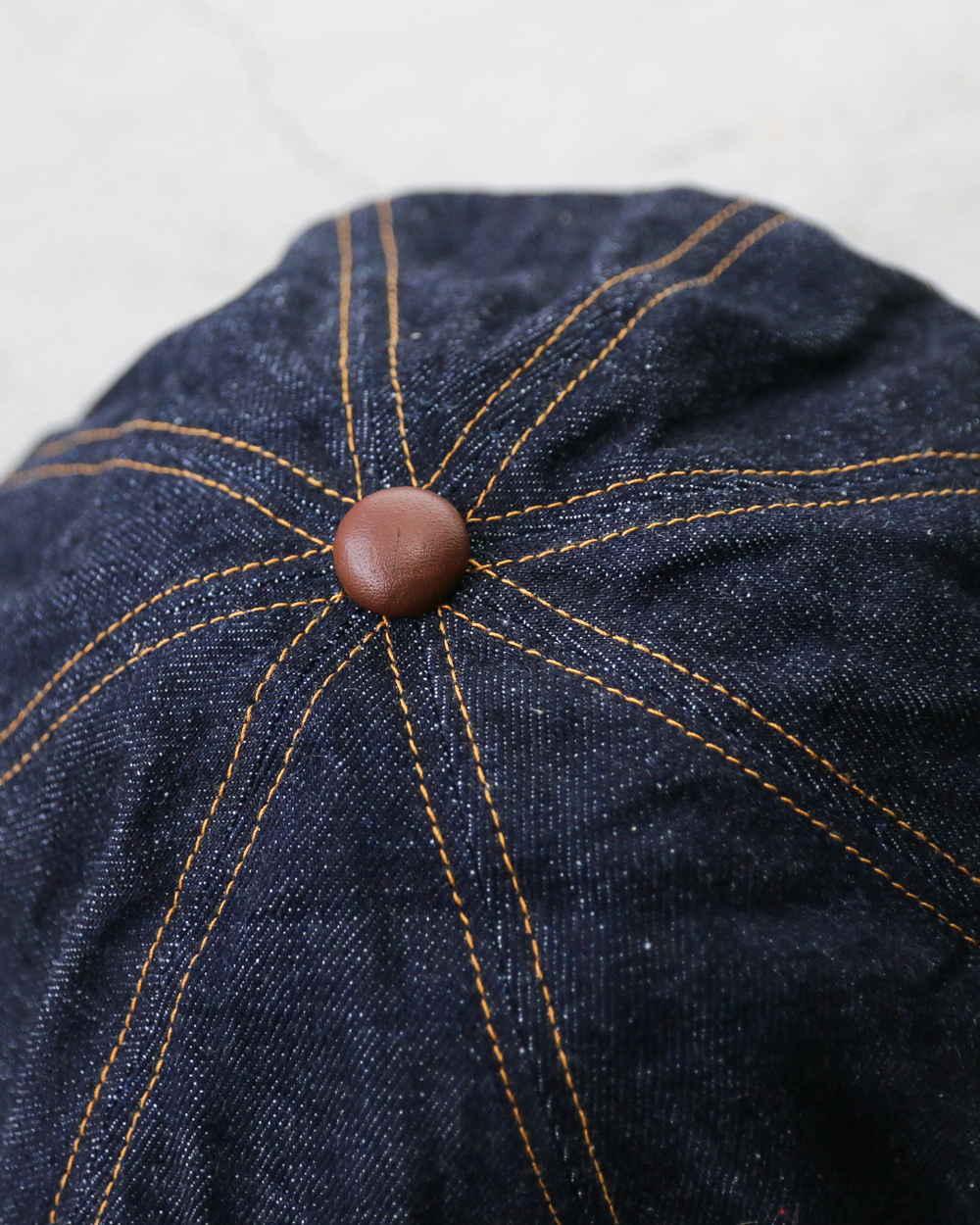 HIGHER ハイヤー HT25020CQ Denim × Leather Brim Casquette