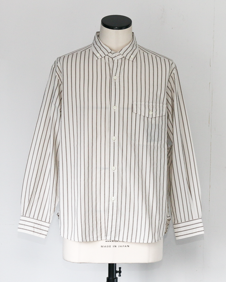JAMES &amp; CO. STANDARD SHIRT Pujol Relax -Stripe- OFF