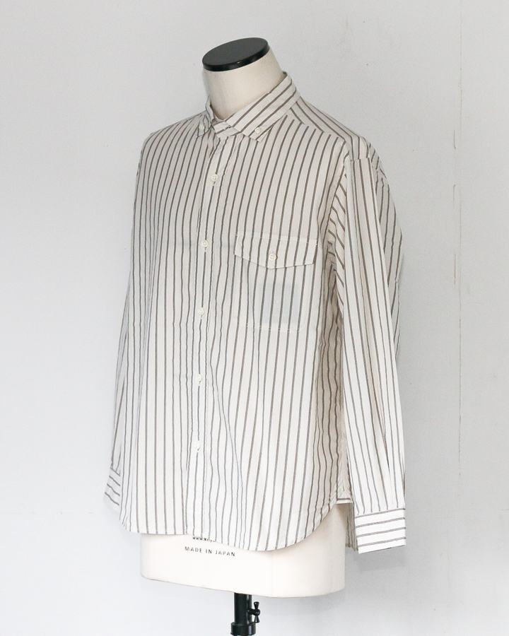 JAMES &amp; CO. STANDARD SHIRT Pujol Relax -Stripe- OFF