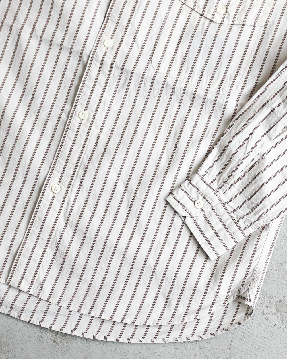 JAMES &amp; CO. STANDARD SHIRT Pujol Relax -Stripe- OFF