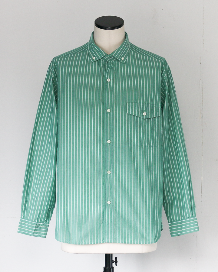 JAMES &amp; CO. STANDARD SHIRT Pujol Relax -Stripe- GRN