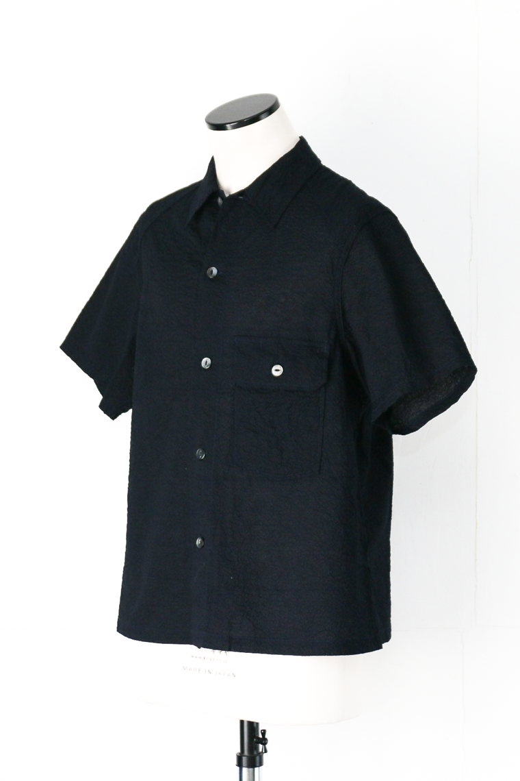 CORONA CS011S-26-03: Cotton Lawn Ripple / Navy