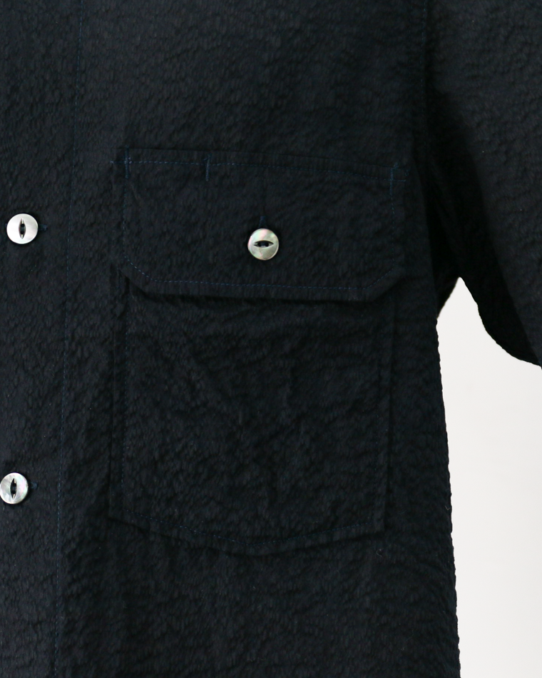 CORONA CS011S-26-03: Cotton Lawn Ripple / Navy