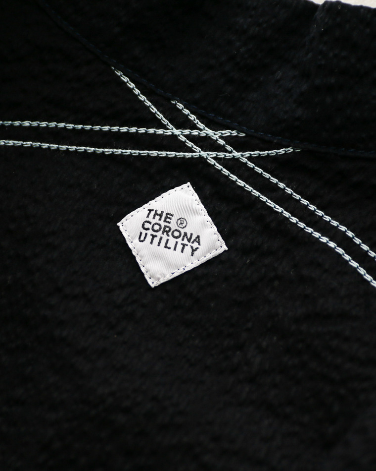 CORONA CS011S-26-03: Cotton Lawn Ripple / Navy