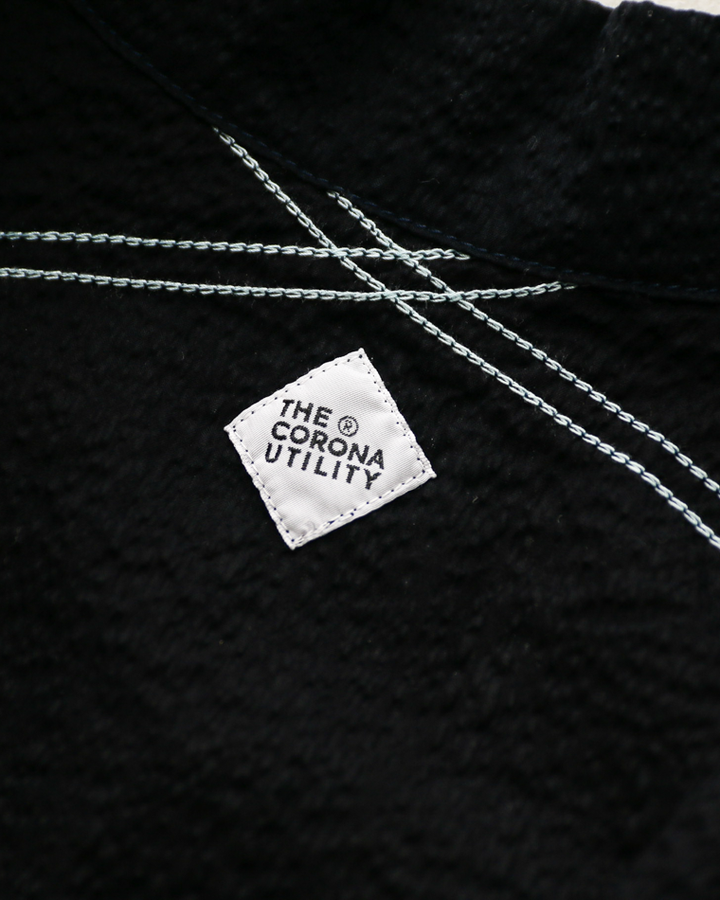 CORONA CS011S-26-03: Cotton Lawn Ripple / Navy
