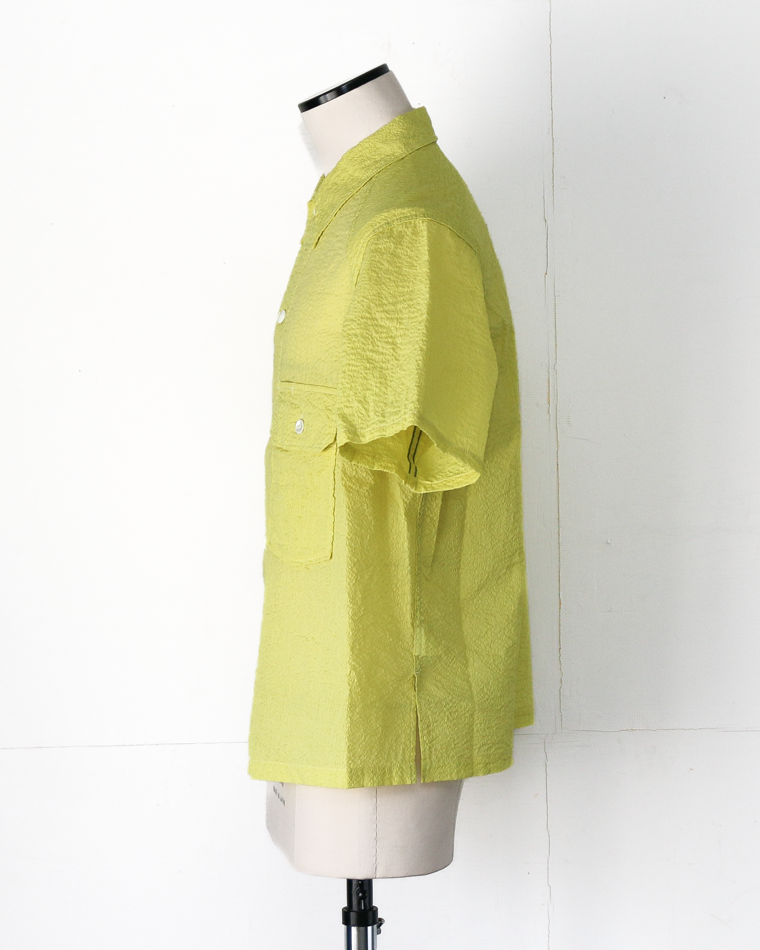 CORONA CS011S-26-02: Cotton Lawn Ripple / Yellow