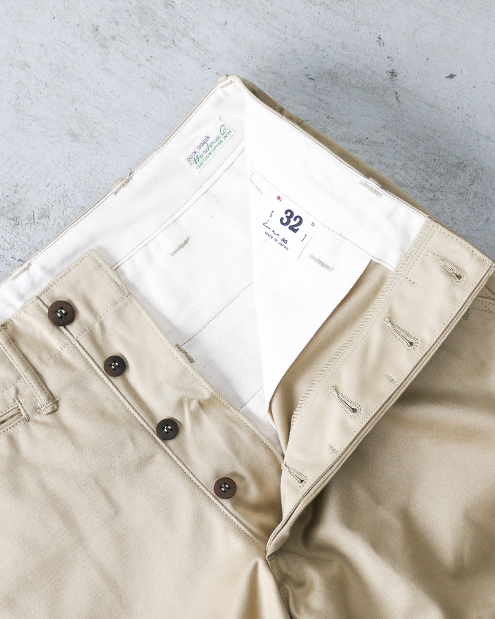WAREHOUSE ウエアハウス Lot.1082 CHINOES Beige