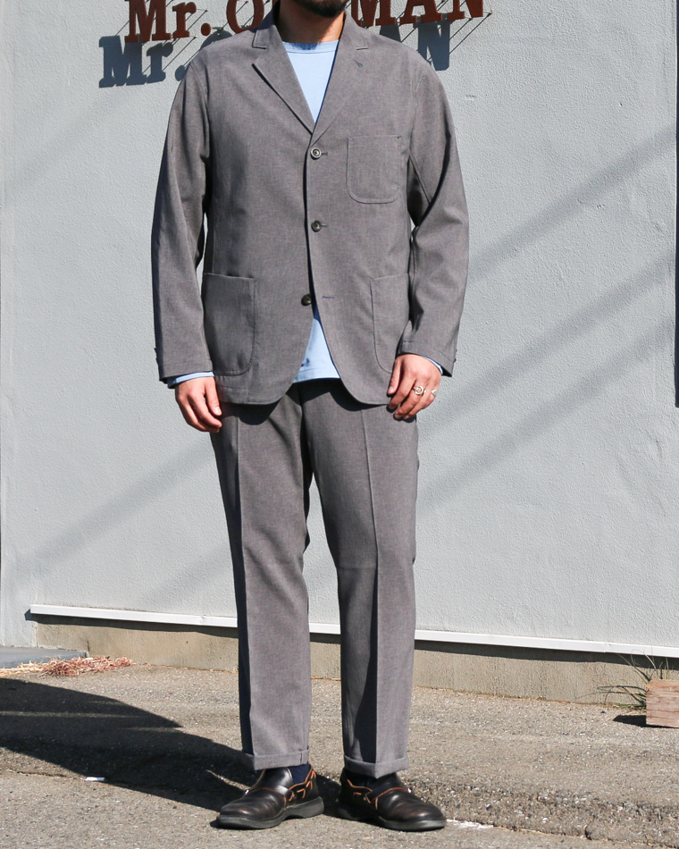DELICIOUS デリシャス NEW Travel Jacket -26SS- Grey