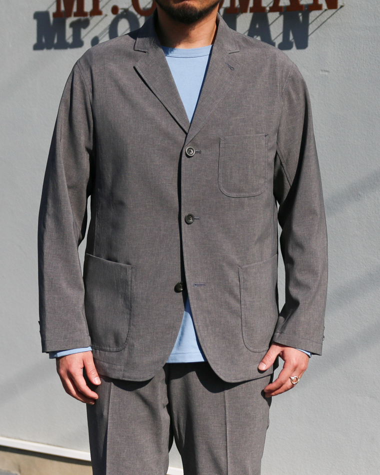 DELICIOUS デリシャス NEW Travel Jacket -26SS- Grey