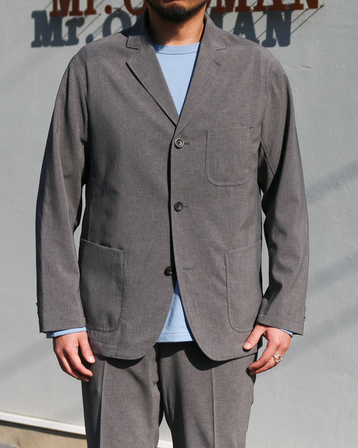 DELICIOUS デリシャス NEW Travel Jacket -26SS- Grey