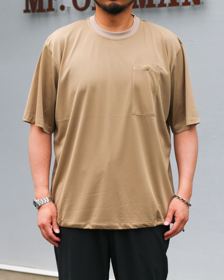 BURLAP OUTFITTER MESH POCKET TEE Khaki