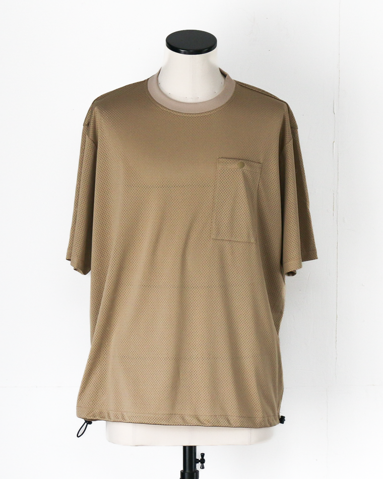 BURLAP OUTFITTER MESH POCKET TEE Khaki
