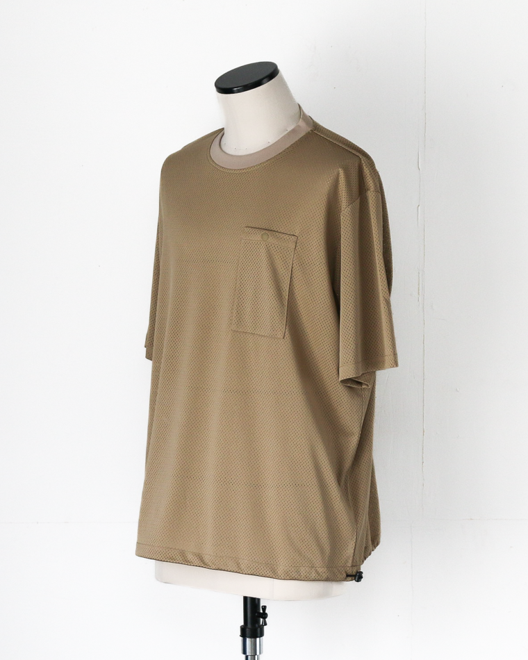 BURLAP OUTFITTER MESH POCKET TEE Khaki