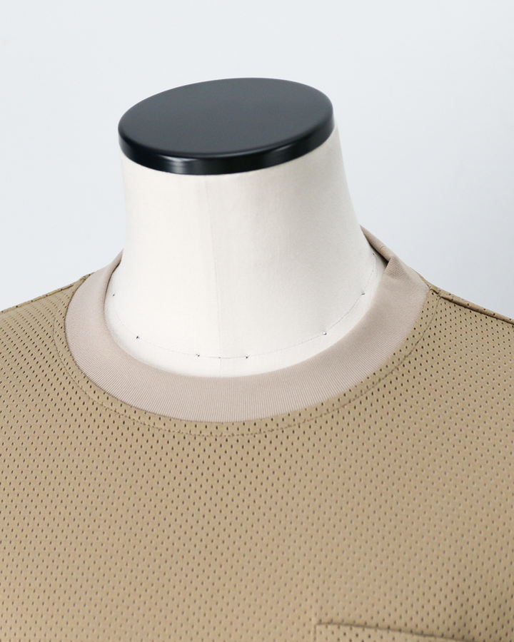 BURLAP OUTFITTER MESH POCKET TEE Khaki