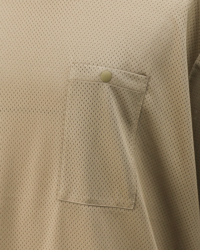 BURLAP OUTFITTER MESH POCKET TEE Khaki