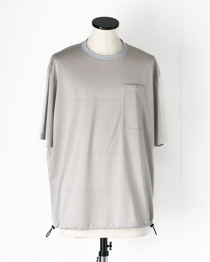 BURLAP OUTFITTER MESH POCKET TEE Ash