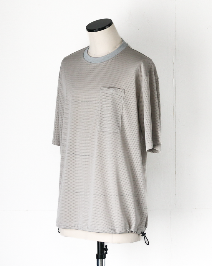 BURLAP OUTFITTER MESH POCKET TEE Ash