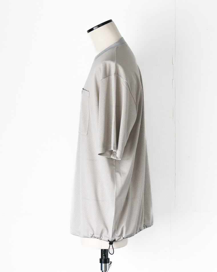 BURLAP OUTFITTER MESH POCKET TEE Ash