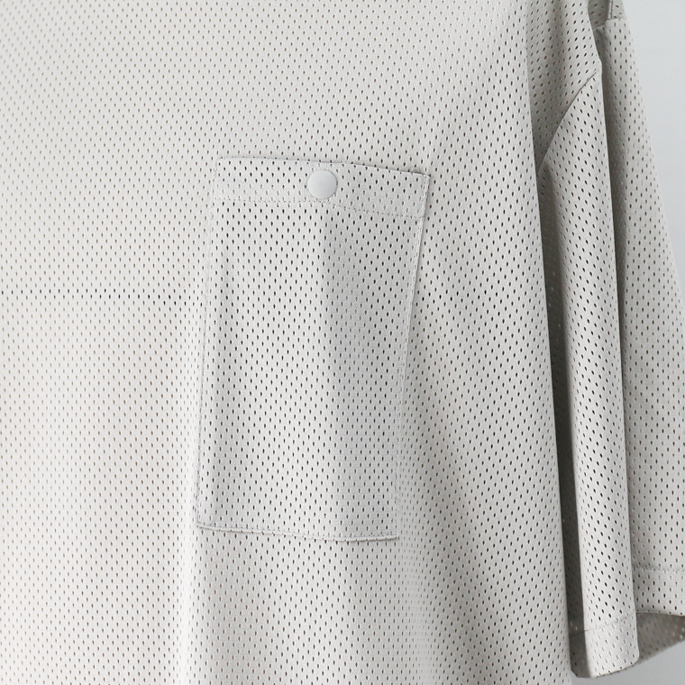 BURLAP OUTFITTER MESH POCKET TEE Ash