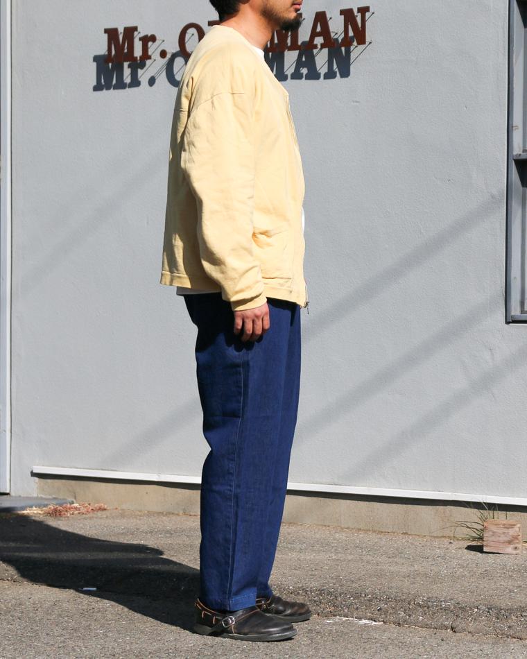 DELICIOUS デリシャス Light Denim Easy Pants Navy