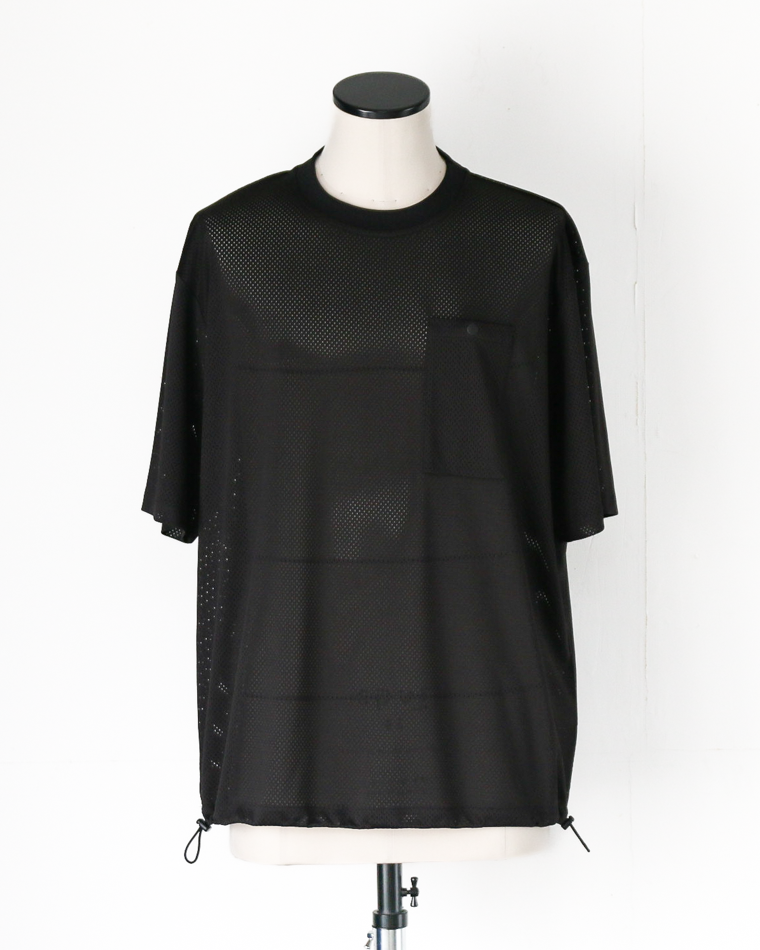 BURLAP OUTFITTER MESH POCKET TEE Black