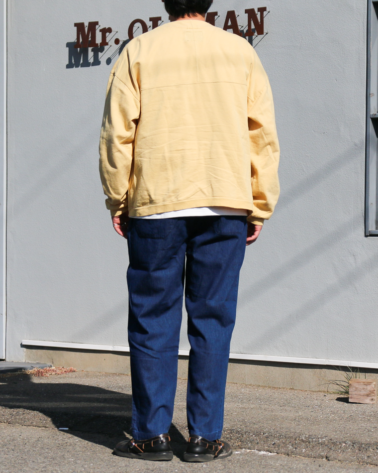 DELICIOUS デリシャス Light Denim Easy Pants Navy