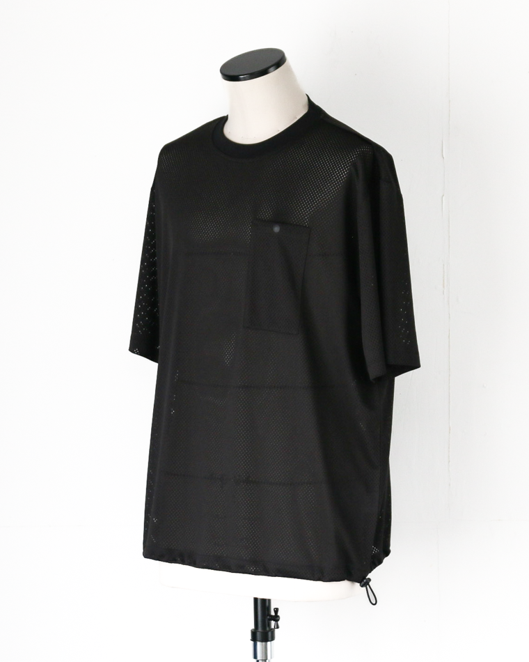BURLAP OUTFITTER MESH POCKET TEE Black