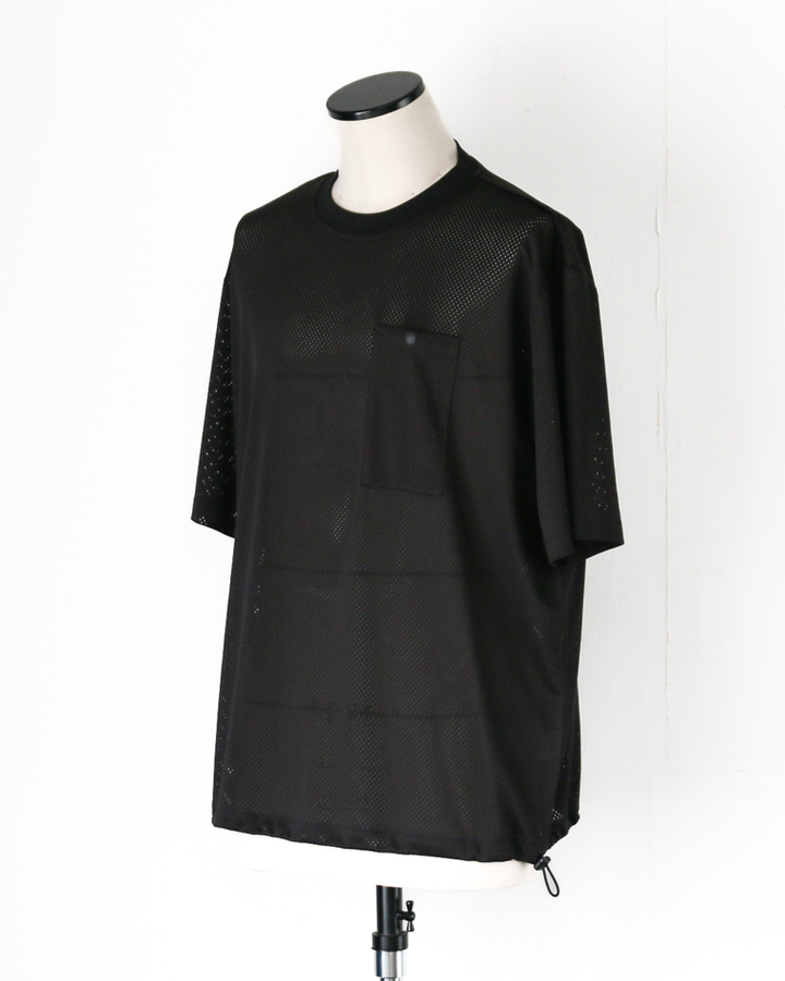BURLAP OUTFITTER MESH POCKET TEE Black