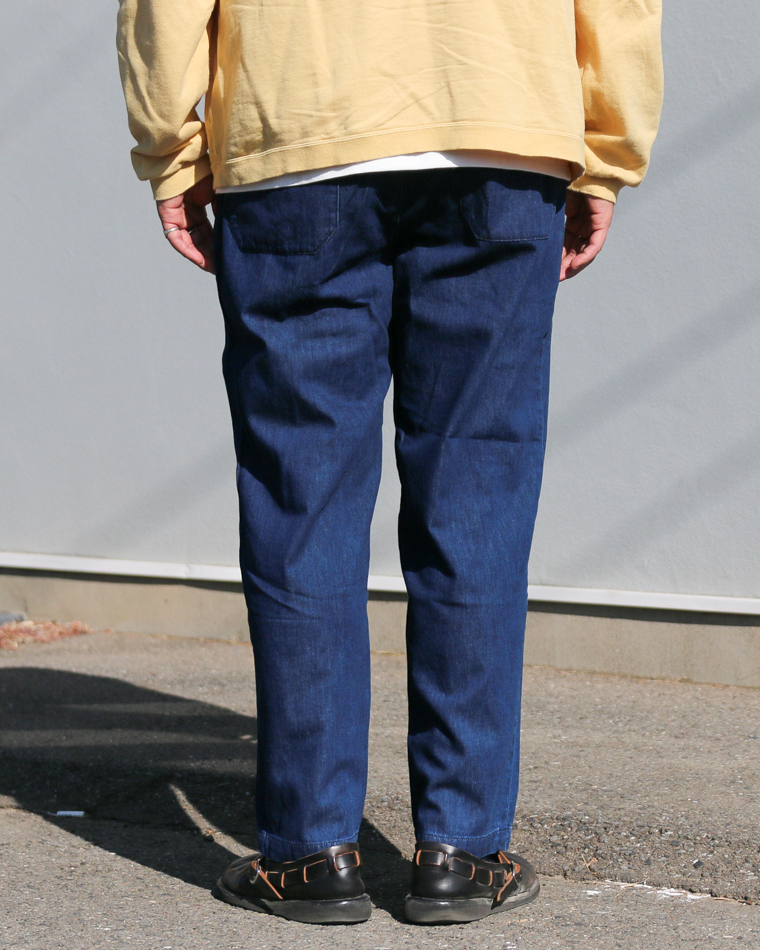 DELICIOUS デリシャス Light Denim Easy Pants Navy