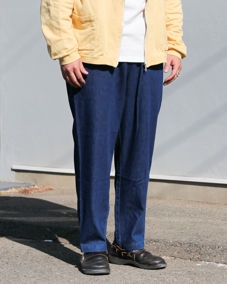 DELICIOUS デリシャス Light Denim Easy Pants Navy