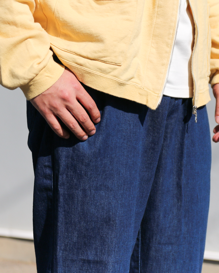 DELICIOUS デリシャス Light Denim Easy Pants Navy