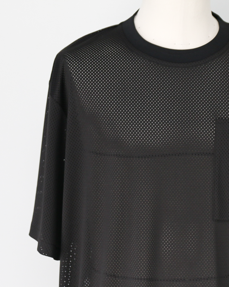 BURLAP OUTFITTER MESH POCKET TEE Black