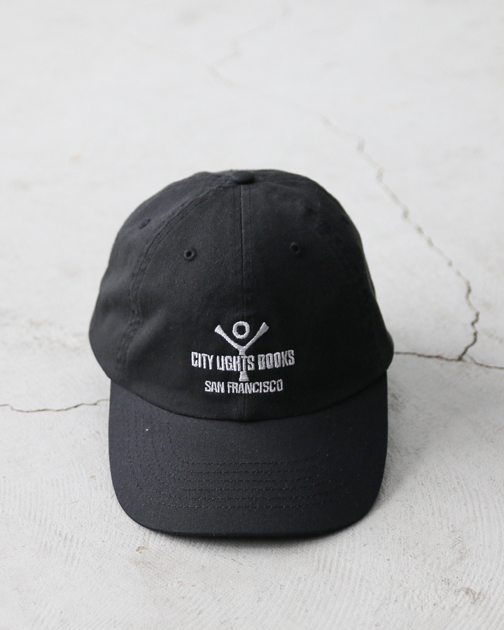 City Lights Bookstore シティライツブックストア Logo Cap Black
