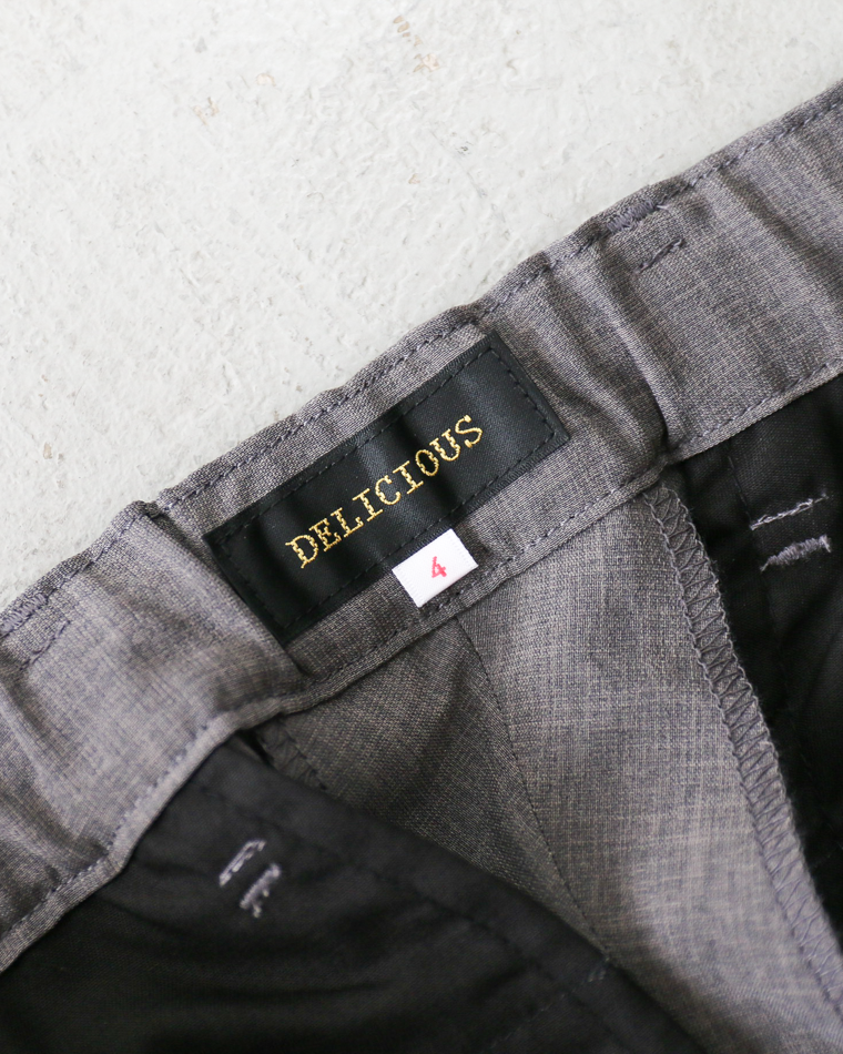 DELICIOUS デリシャス NEW Travel Pants -26SS- Grey