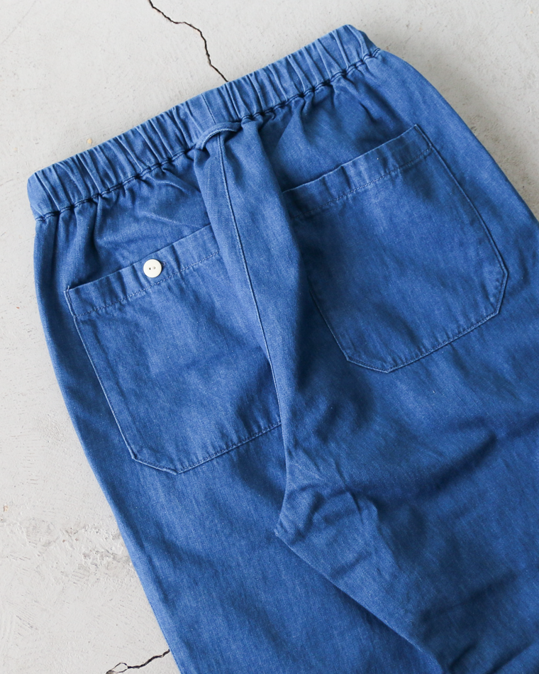 DELICIOUS デリシャス Light Denim Easy Pants Blue