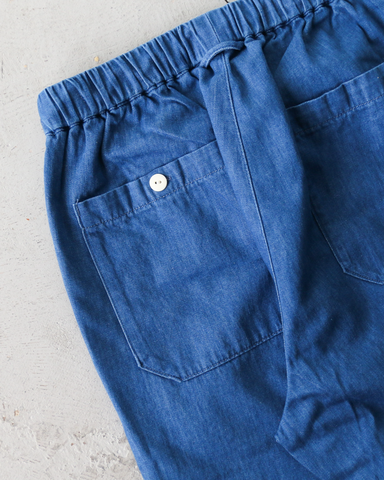 DELICIOUS デリシャス Light Denim Easy Pants Blue