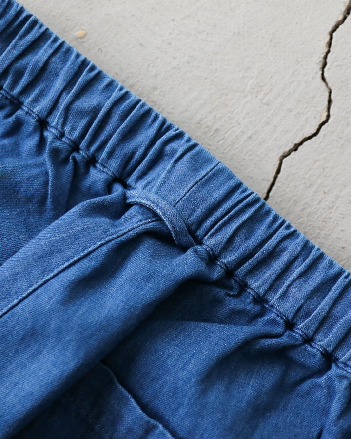 DELICIOUS デリシャス Light Denim Easy Pants Blue