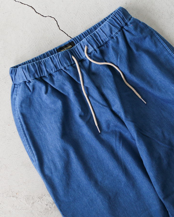 DELICIOUS デリシャス Light Denim Easy Pants Blue
