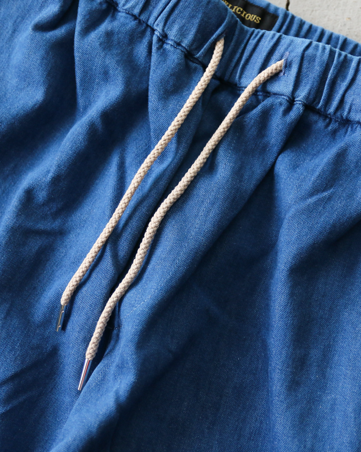 DELICIOUS デリシャス Light Denim Easy Pants Blue