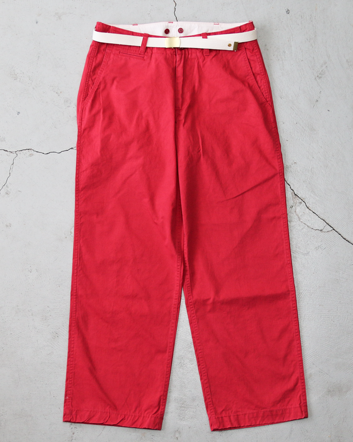 MASTER&amp;CO MC076 CHINO LONG TROUSERS Red