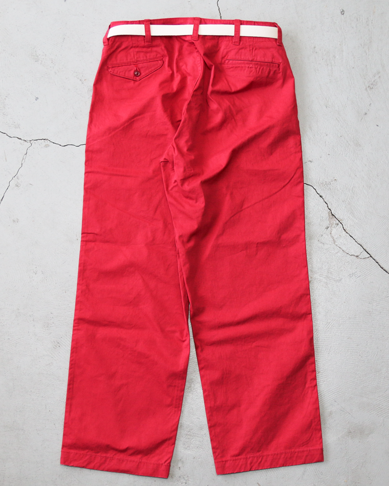 MASTER&amp;CO MC076 CHINO LONG TROUSERS Red