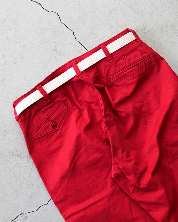 MASTER&amp;CO MC076 CHINO LONG TROUSERS Red