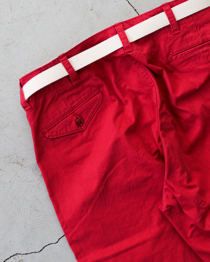 MASTER&amp;CO MC076 CHINO LONG TROUSERS Red