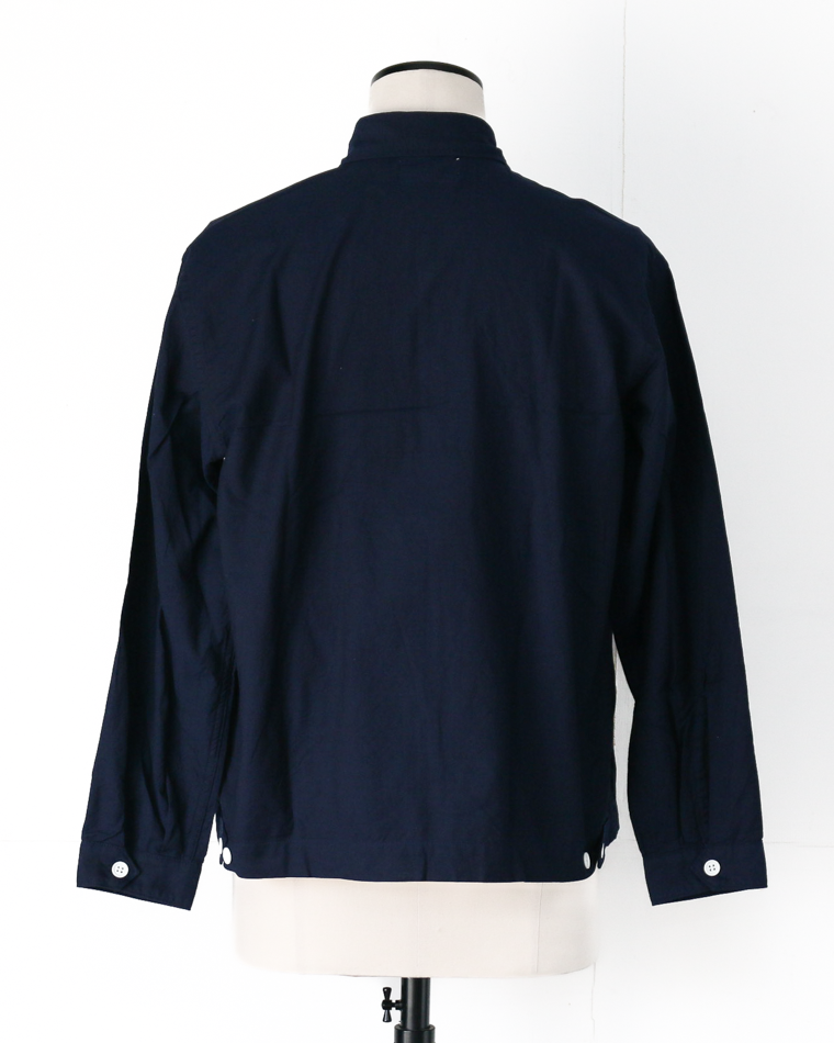WORKERS ワーカーズ Swing Top, Combed OX, Solid Navy