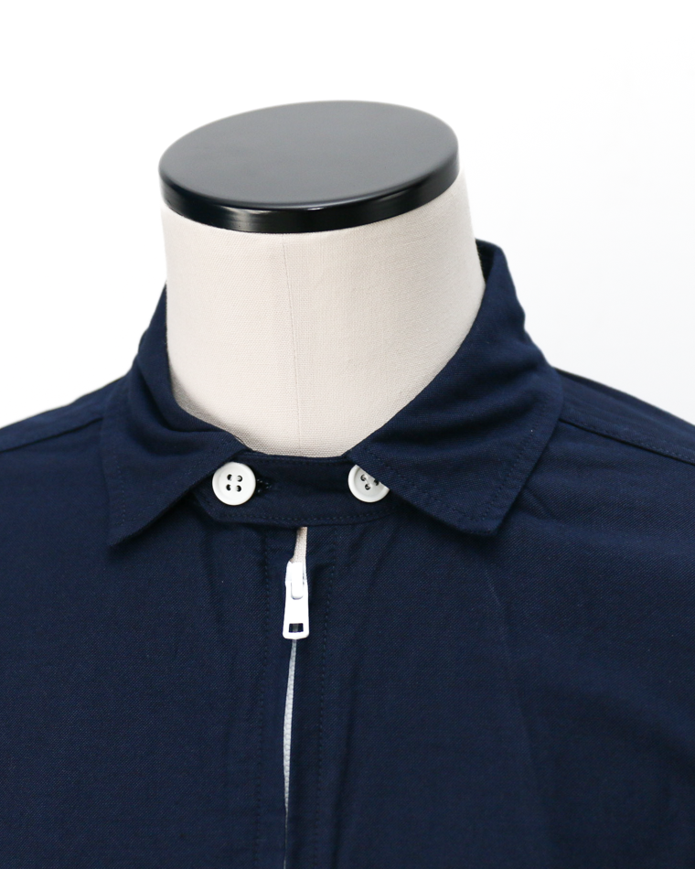 WORKERS ワーカーズ Swing Top, Combed OX, Solid Navy