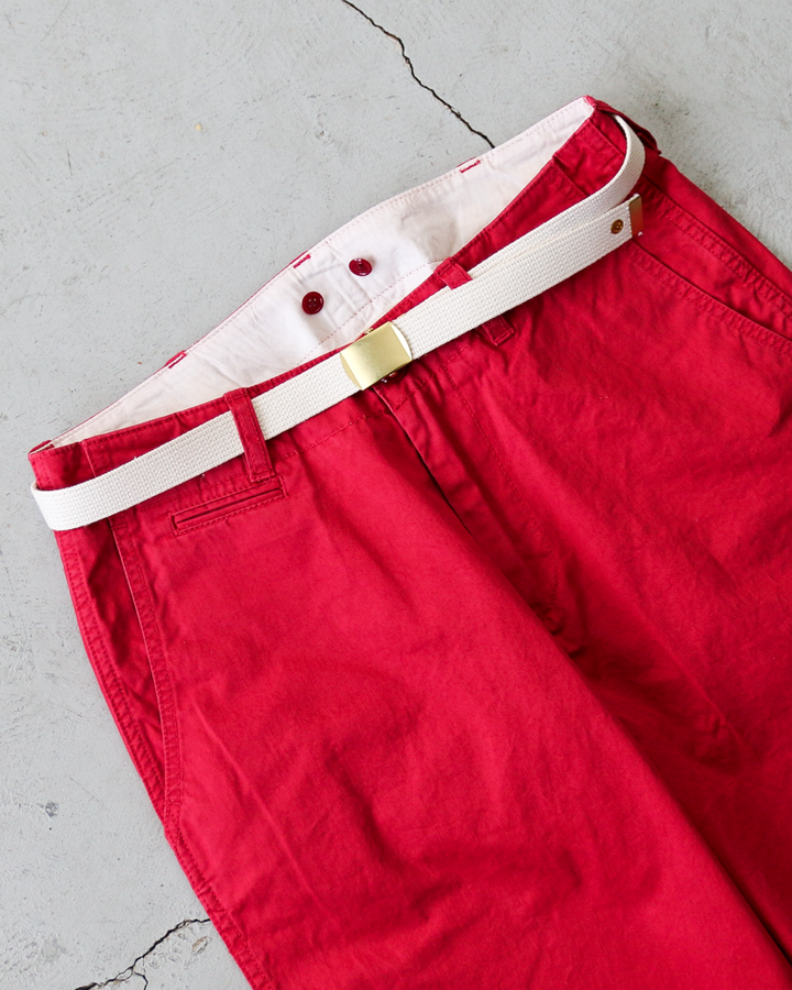 MASTER&amp;CO MC076 CHINO LONG TROUSERS Red