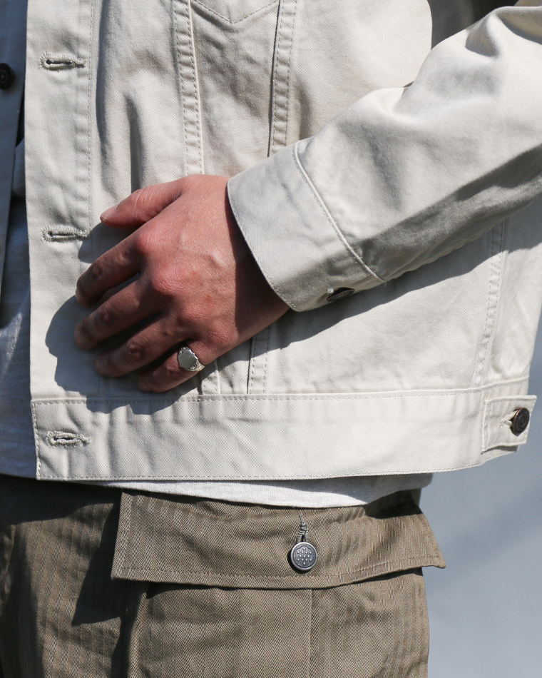 WORKERS ワーカーズ Lot 857, Sanforized, 10 oz, Double Twist Chino, Oyster
